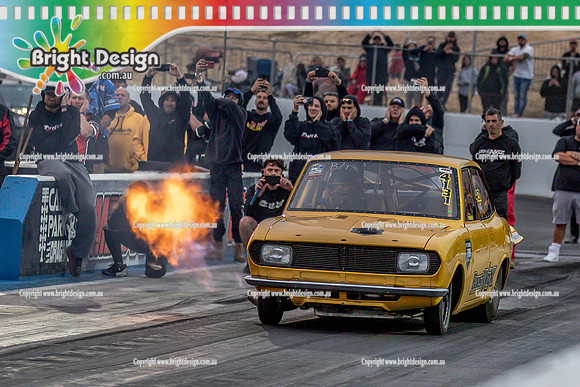 AAAA Street Outlaws NPK No Prep Kings vs Australia @ Calder D2 19 March 2023 (149198) 4131 BOOSTWORX TERRY WATERMAN