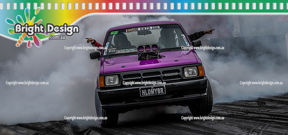 Summernats 34 Friday 7 Jan 2022  BDMP3399  HLDMYBR BURNOUT