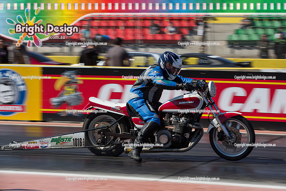 ANDRA Street Outlaws Drag Racing Quals Rnd 5 @ Calder Park 24 September 2014 (24247)  BIKE