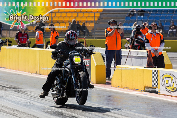 ANDRA Street Outlaws Drag Racing Quals Rnd 5 @ Calder Park 24 September 2014 (24231)  BIKE
