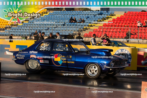 ANDRA Street Outlaws Drag Racing Quals Rnd 6 @ Calder Park 10 October 2014  (25707)  BRESC SSA 2848   JOE BRESCIANO