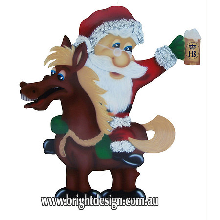 2- S-15 Z Cuckoo Restaurant Outdoor Christmas Decorations Custom Airbrushed by Bright Design Studio