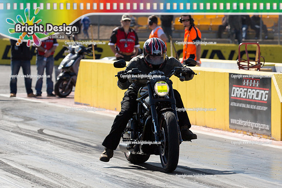 ANDRA Street Outlaws Drag Racing Quals Rnd 5 @ Calder Park 24 September 2014 (24228)  BIKE