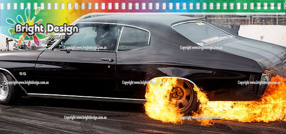 Summernats 29 SATURDAY 8 Jan 16  BDMP6907  1FATRAT FIRE BURNOUT