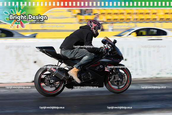 ANDRA Street Outlaws Drag Racing Quals Rnd 5 @ Calder Park 24 September 2014 (24851)  BIKE