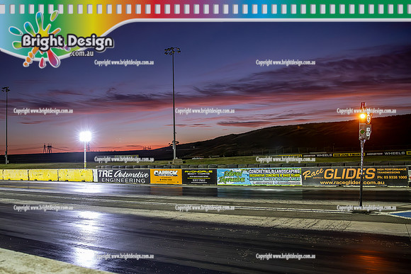 Fast Friday & Roll Racing @ Calder Park Drag Racing 29 November 2024 (174088) START LINE SUNSET