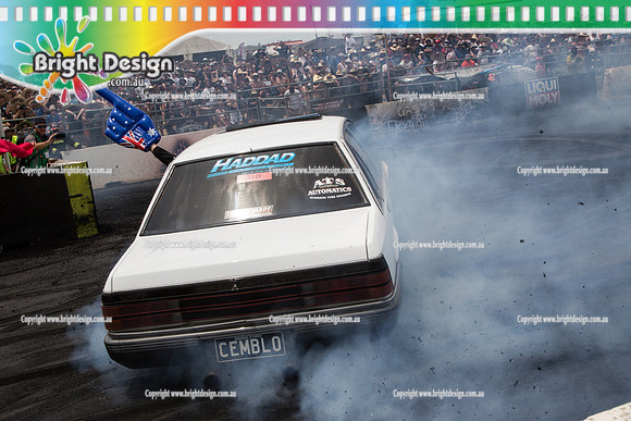 Summernats 28 Sunday 4 Jan 2015  BD  (7877)  CEMBLO BURNOUT