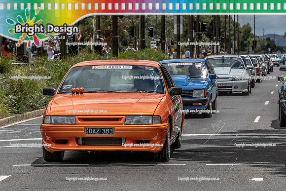 Summernats 34 Thursday 6 Jan 2022  BDMP0550  DAZ383 City Cruise