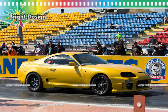 ANDRA Street Outlaws Drag Racing Quals Rnd 5 @ Calder Park 24 September 2014 (24169)  MELLOW YELLOW TBC