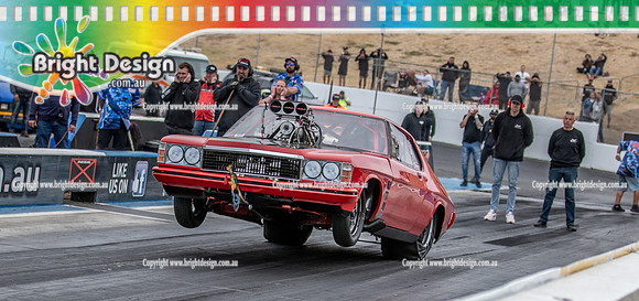 Street Outlaws NPK No Prep Kings vs Australia @ Calder D2 19 March 2023 (148860)-2 5463 GREG ANGUS BOGGIE