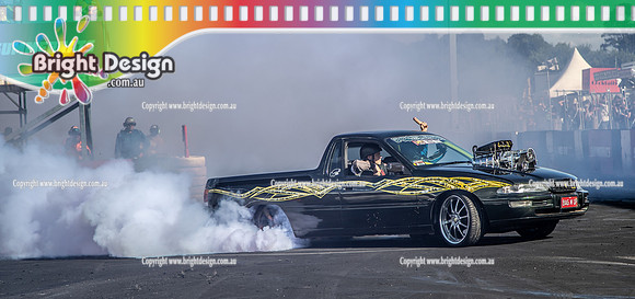 Summernats 34 Saturday 8 Jan 2022  BDMP8714  BAGMUP BURNOUT