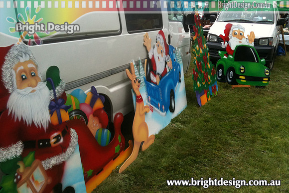 Home Decorations of Outdoor christmas display hand created by Bright Dersign Airbrusihng studio (9)