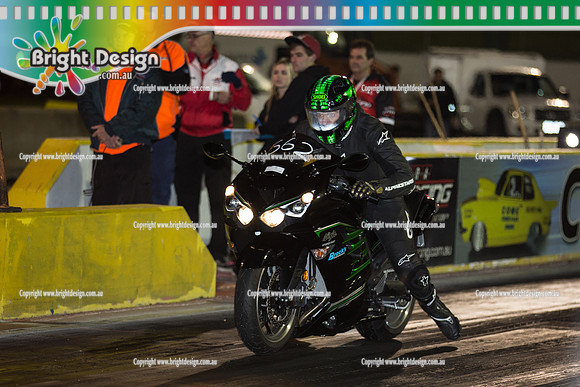 ANDRA Street Outlaws Drag Racing Quals Rnd 4 @ Calder Park  5 August 2014 (22988)  BIKE