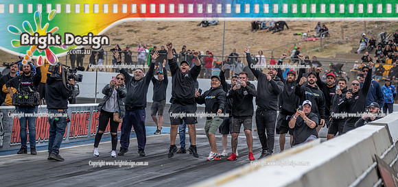 Street Outlaws NPK No Prep Kings vs Australia @ Calder D2 19 March 2023 (148064) CREW JETF18 7234 ADAM POPOVIC