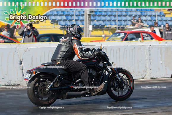 ANDRA Street Outlaws Drag Racing Quals Rnd 5 @ Calder Park 24 September 2014 (24234)  BIKE