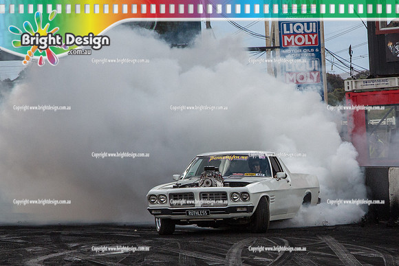 Summernats 28 Sunday 4 Jan 2015  BD  (8320)  RUTHLESS BURNOUT