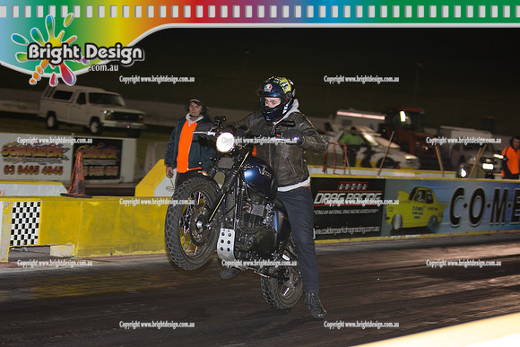 ANDRA Street Outlaws Drag Racing Quals Rnd 4 @ Calder Park  5 August 2014 (23525)  BIKE