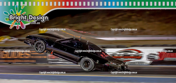 Street Outlaws NPK No Prep Kings vs Australia @ Calder D1 17 March 2023 (146902)-2 KYE KELLY RACING