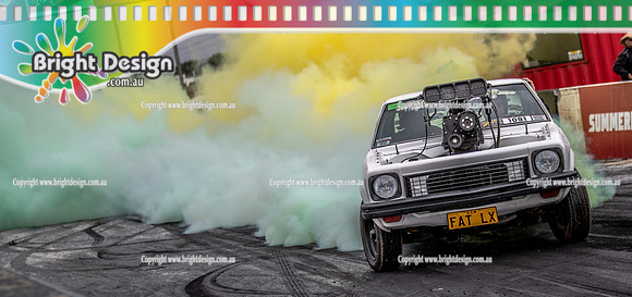 Summernats 34 Friday 7 Jan 2022  BDMP3519  FATLX BURNOUT