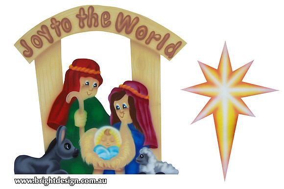 9-30 TD-01 Z1 Nativity Scene Outdoor Christmas Decorations Handmade for Home Christmas Displays