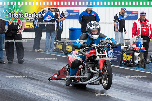 Summit Sportsman Series Rnd 1 Drag Racing 17 Jan 2015 @ Portland  (10136)  BIKE