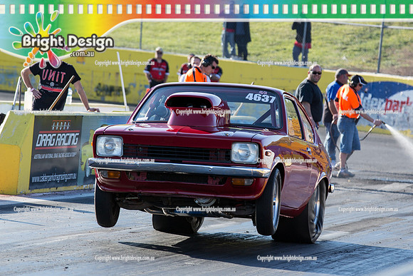 ANDRA Street Outlaws Drag Racing Quals Rnd 5 @ Calder Park 24 September 2014 (25208)  RED GEMINI SSA 4637
