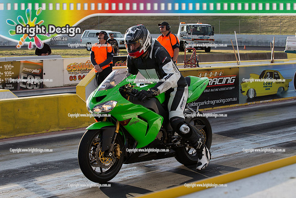 ANDRA Street Outlaws Drag Racing Quals Rnd 6 @ Calder Park 10 October 2014  (25619)  BIKE