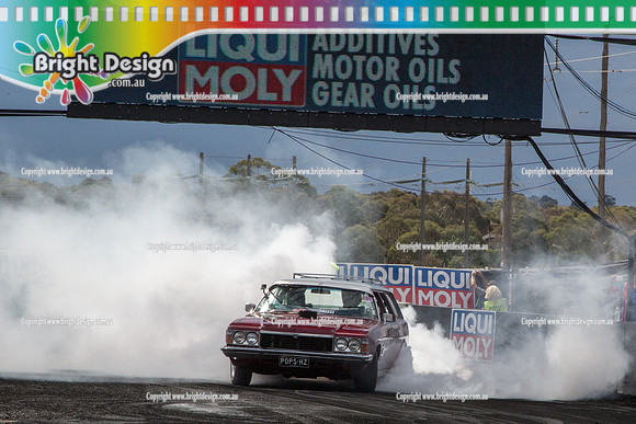 Summernats 28 Sunday 4 Jan 2015  BD  (8279)  POPSHZ BURNOUT