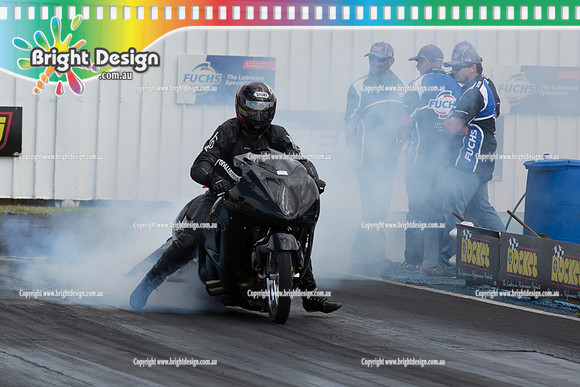 Summit Sportsman Series Rnd 1 Drag Racing 17 Jan 2015 @ Portland  (10115)  BIKE