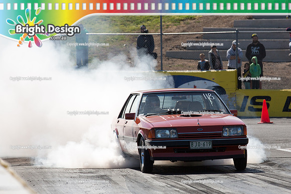 ANDRA Street Outlaws Drag Racing Quals Rnd 5 @ Calder Park 24 September 2014 (24187)  BJO619
