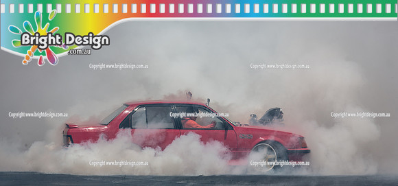 Summernats 29 SATURDAY 8 Jan 16  BDMP5732  INJECTED BURNOUT
