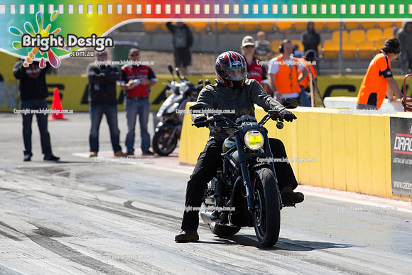 ANDRA Street Outlaws Drag Racing Quals Rnd 5 @ Calder Park 24 September 2014 (24227)  BIKE