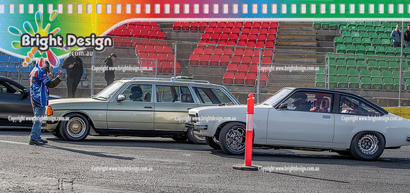 Funday Sunday @ Calder Park Drag Racing 1 June 2025 (180340) LSW123 LSFKNA 7032 RICCARDO PONTONIO JIM APOSTOLERIS
