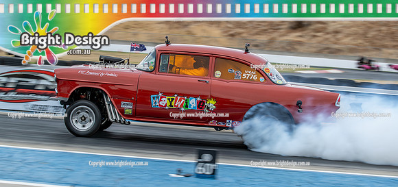 Street Outlaws NPK No Prep Kings vs Australia @ Calder D2 19 March 2023 (148420) 5776 HAYWIRE ASH HAYLEY