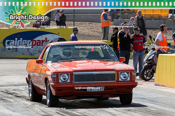 ANDRA Street Outlaws Drag Racing Quals Rnd 5 @ Calder Park 24 September 2014 (24107)  YAY117