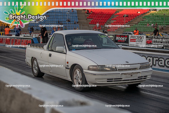 Fast Friday & Roll Racing @ Calder Park Drag Racing 29 November 2024 (173663) WHITE UTE TBC