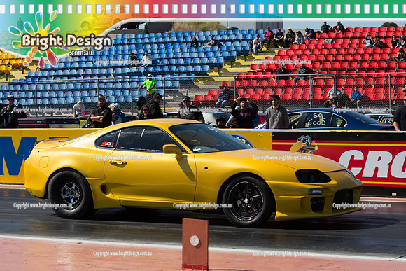 ANDRA Street Outlaws Drag Racing Quals Rnd 5 @ Calder Park 24 September 2014 (24170)  MELLOW YELLOW TBC