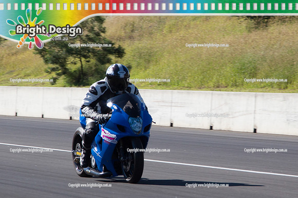 X-Champs @ Sydney Dragway SUN 4 May 2014  (6709)  BLUE MODIFIED BIKE TBC