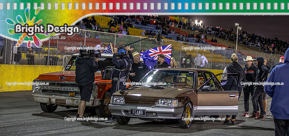 Street Outlaws NPK No Prep Kings vs Australia @ Calder D2 19 March 2023 (149554) FARMTRUCK & AZN DEANG 7525
