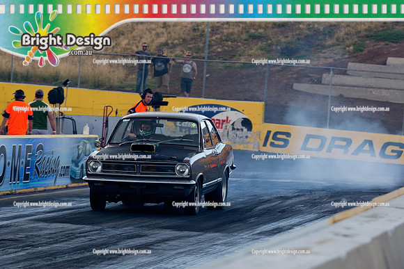 ANDRA Street Meet @ Calder Park Raceway  FRI 10 Jan 2014  (5966)  HB TORANA BROWN