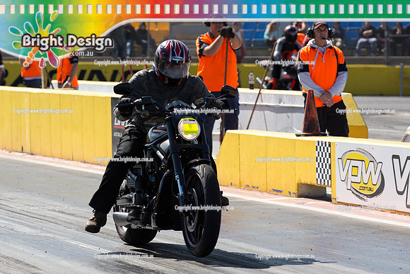 ANDRA Street Outlaws Drag Racing Quals Rnd 5 @ Calder Park 24 September 2014 (24232)  BIKE