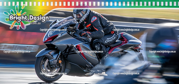 Fast Friday on Saturday @ Calder Park Drag Racing 12 October 2024 (172099)-2 BIKE 2V2UB