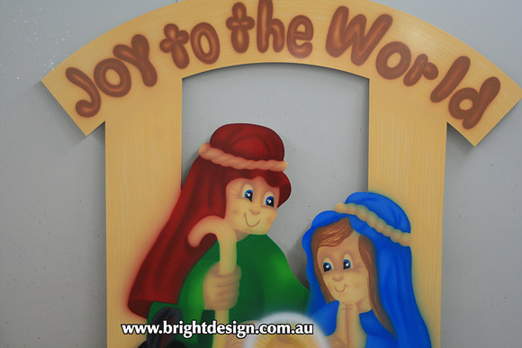 9-15 TD-01 F UC1w Nativity Scene Outdoor Christmas Decorations Handmade for Home Christmas Displays