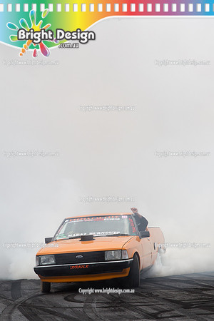 Summernats 28 Sunday 4 Jan 2015  BD  (7777)  TYRKILR BURNOUT