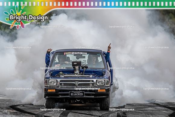 Summernats 34 Friday 7 Jan 2022  BDMP3056  HIJACKED BURNOUT