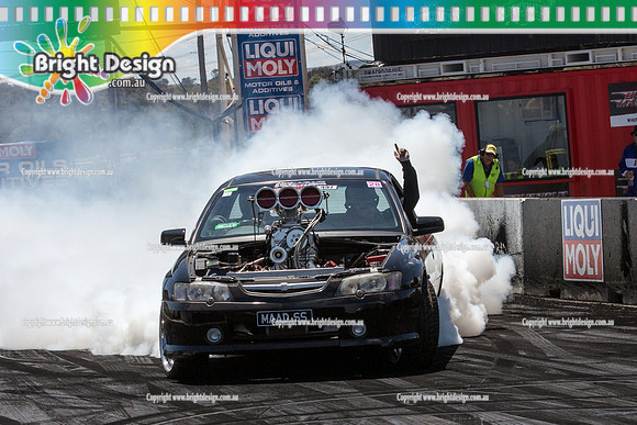 Summernats 28 Saturday 3 Jan 2015  BD (4678)  MAADSS BURNOUT