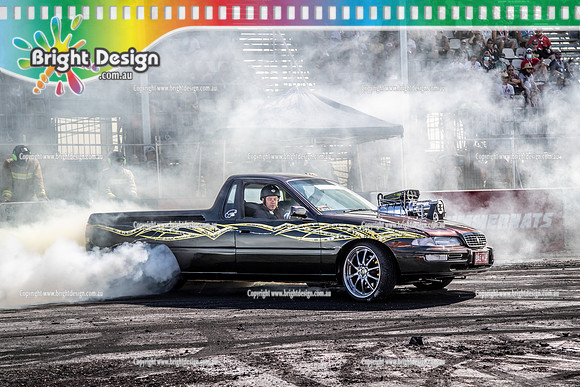 Summernats 34 Sunday 9 Jan 2022  BDMP2114  BAGMUP BURNOUT