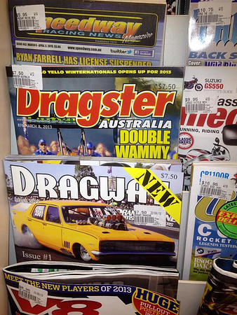 Dragway Magazine Issue #1 - Cover in Stands