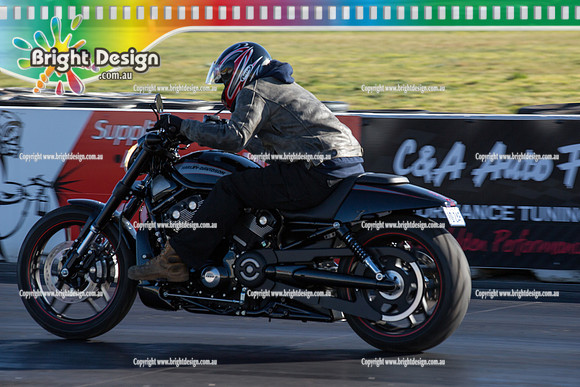 ANDRA Street Outlaws Drag Racing Quals Rnd 5 @ Calder Park 24 September 2014 (25163)  BIKE