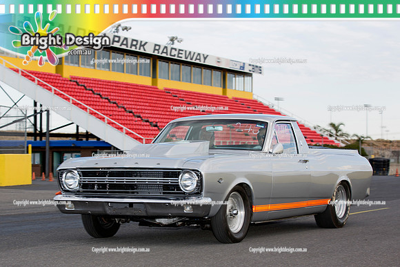 ANDRA Street Meet @ Calder Park Raceway  FRI 10 Jan 2014  (5787)  ENTRANT 246 tbc Ford Silver Ute